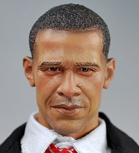 Illustration for article titled Best Obama Action Figure Ever Battles Darth Vader, Terrorists, Dick Cheney